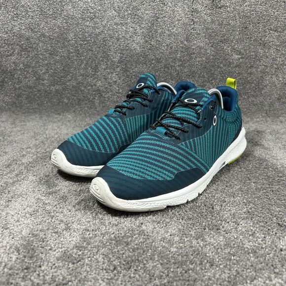 Oakley EV Zero Pattern Men’s Size 12 Lake Blue Athletic Running Shoes Used - Picture 4 of 13